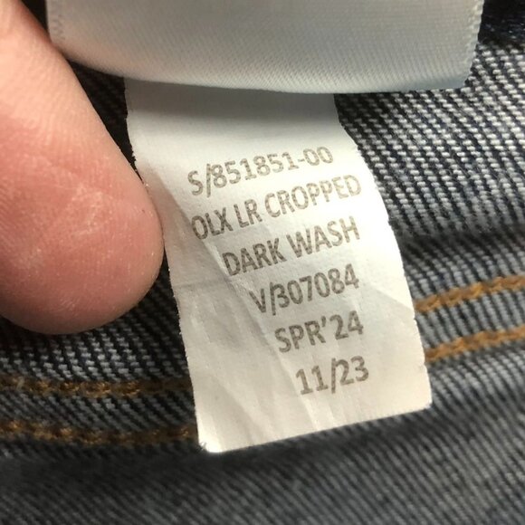 Banana Republic Womens Jeans 31/12 Cropped Bootcut Leg Blue Dark Denim Casual - Picture 11 of 14